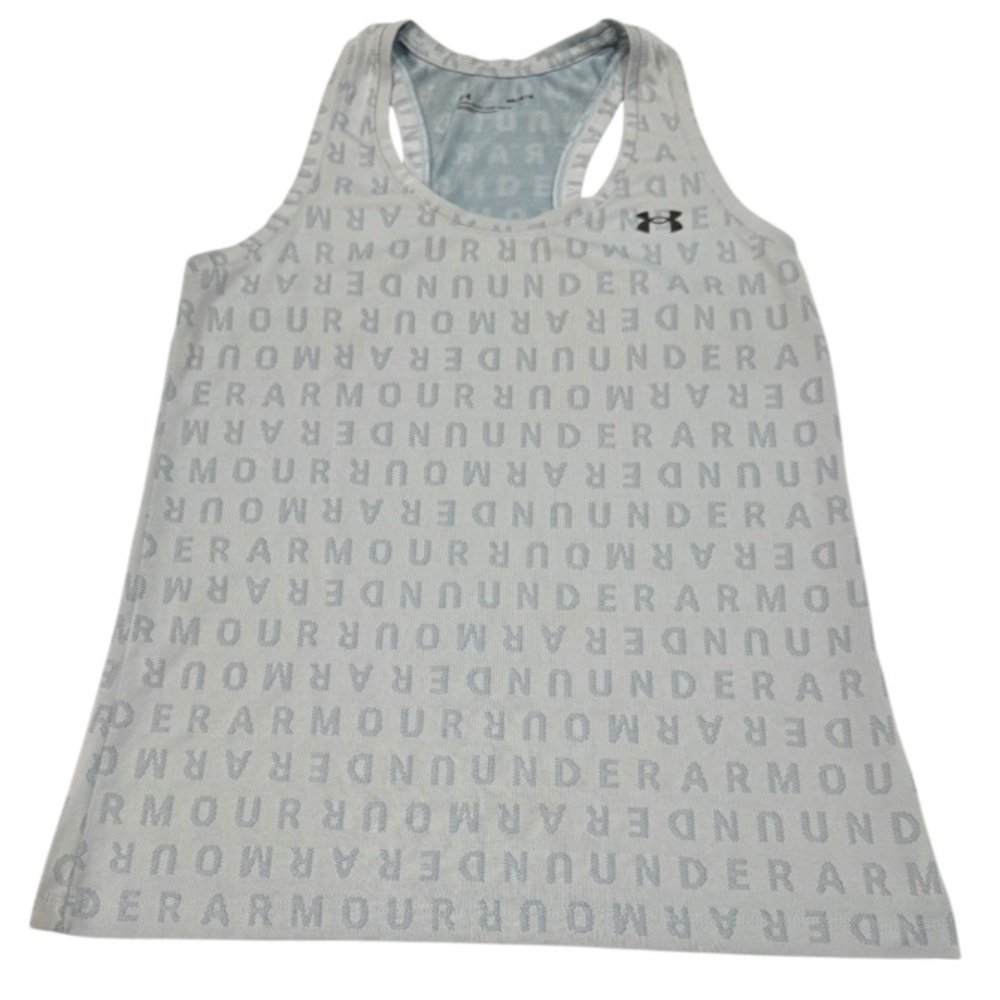 UNDER ARMOUR Loose Fit Active Baby Blue Tank Top Medium